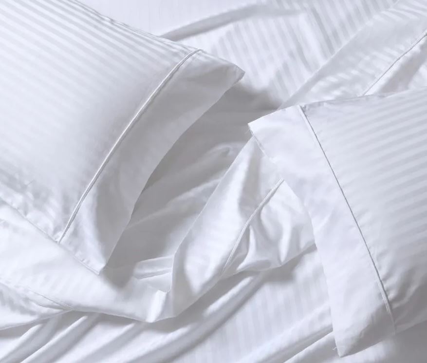 SET FUNDAS DE ALMOHADA 300 HILOS 50X70 CM X2 UND SATEEN STRIPE
