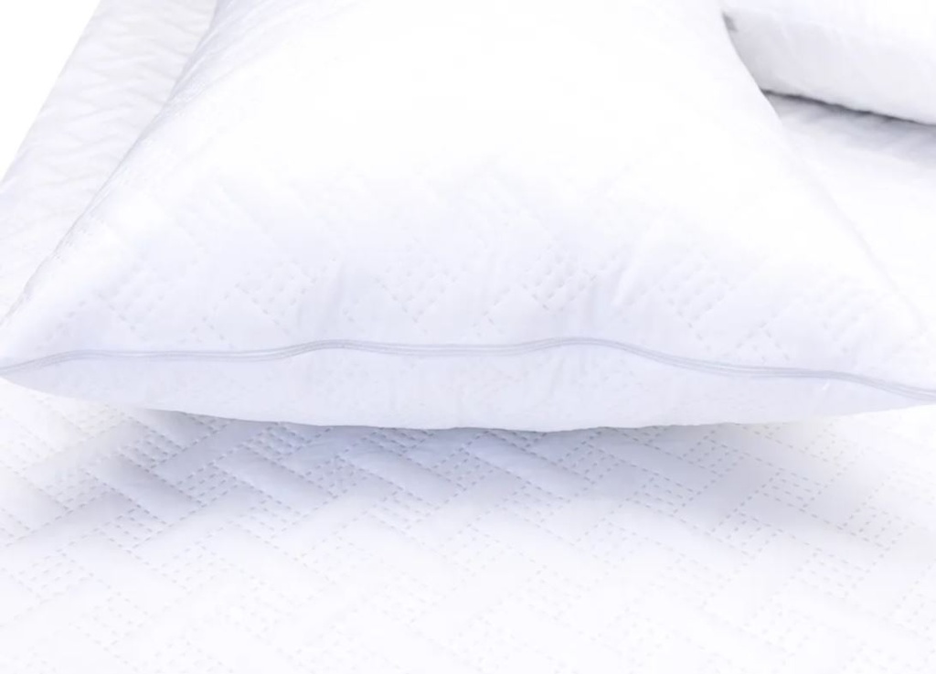 SET X2 PROTECTOR DE ALMOHADA ACOLCHADO 50X70 CIERRE CREMALLERA