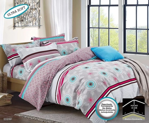 JUEGO DE SABANAS QUEEN PREMIUM ESTAMPADOS
