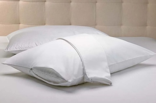 PROTECTOR DE ALMOHADA ANTIFLUIDO 50X70 CIERRE CREMALLERA X1 UND