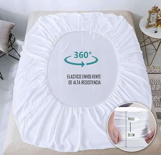 PROTECTOR COLCHON ACOLCHADO DOBLE